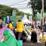 Ratusan Mahasiswa UNUSIDA Jadi Relawan Sapu Bersih & Ojek 1 Abad NU 5
