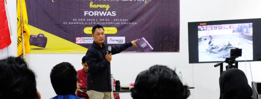 Forum Wartawan Sidoarjo Bekali Mahasiswa Unusida Ilmu Fotografi Jurnalistik 1