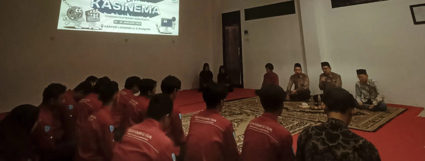 Suasana Nonton Kasinema21, Pameran FIlm Pendek Mahasiswa DKV Unusida (Foto: Humas Unusida)