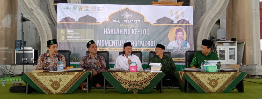 Ngaji Interaktif Bersama KH Makki Nasir (Foto:Humas Unusida)