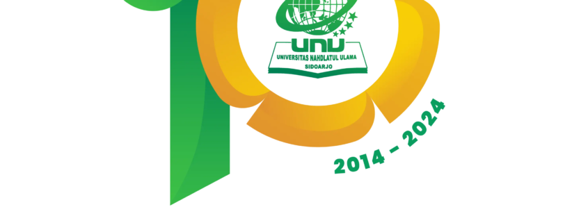 Unduh Logo Resmi Harlah ke-10 Universitas NU Sidoarjo - 1 Dekade di Sini 1