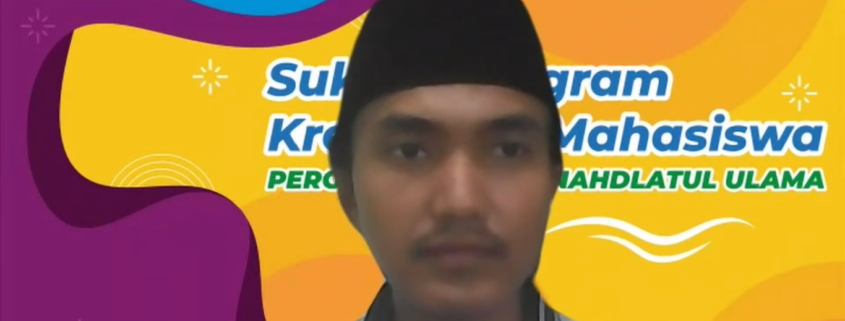 Dosen Teknik Lingkungan Unusida, Dr. Muchammad Tamyiz, P.hD saat menyampaikan materi sukses PKM 2024 melaui zoom meeting (Foto: Unusida TV)